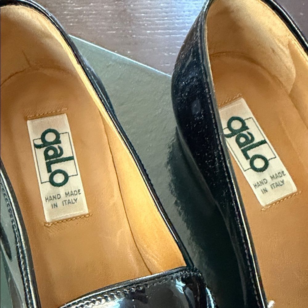 Galo Black Patent Loafers - Picture 5 of 9